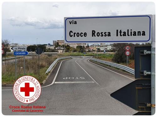 intitolazione via Croce Rossa